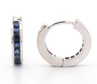 9K Earring White Gold
