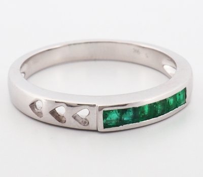 9K Ring White Gold