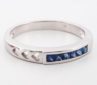 9K Ring White Gold