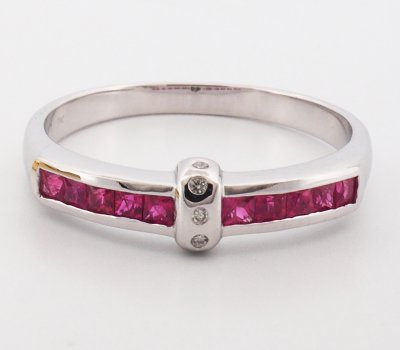 9K Ring White Gold