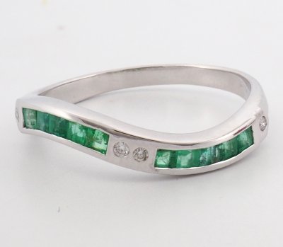 9K Ring White Gold