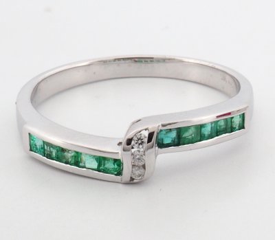 9K Ring White Gold