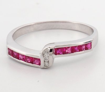 9K Ring White Gold