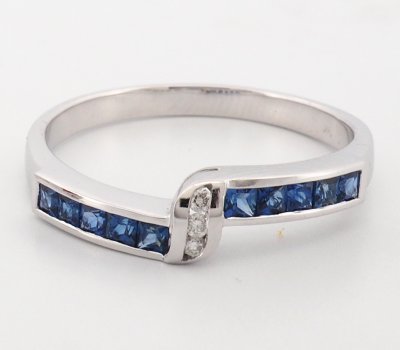 9K Ring White Gold
