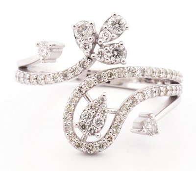 9K Ring White Gold