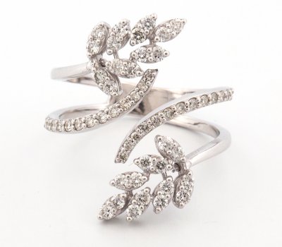9K Ring White Gold