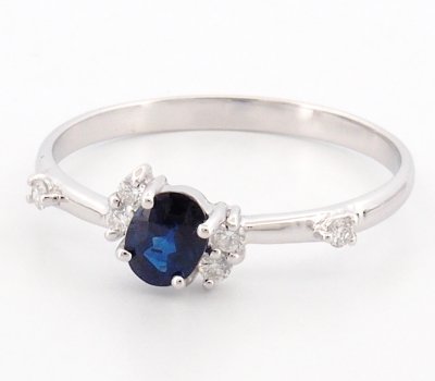 9K Ring White Gold