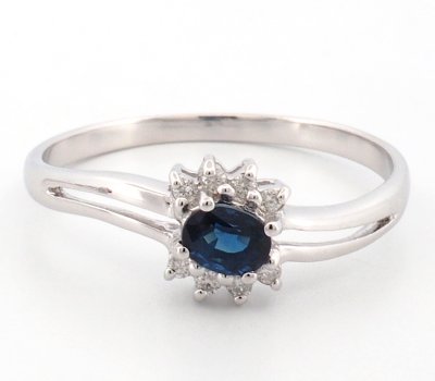 9K Ring White Gold
