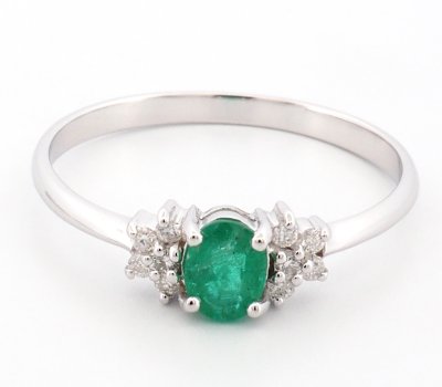 9K Ring White Gold