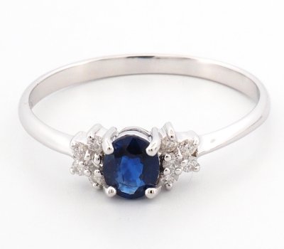9K Ring White Gold