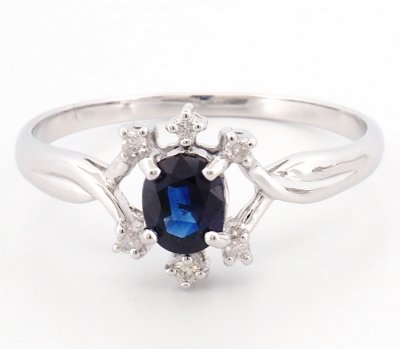 9K Ring White Gold