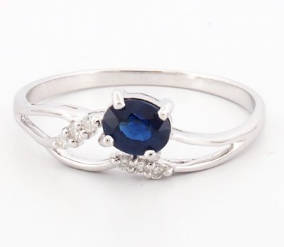 9K Ring White Gold