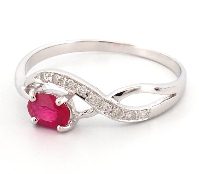 18K Ring White Gold