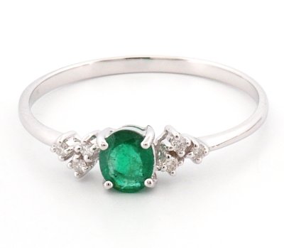 9K Ring White Gold