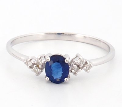 9K Ring White Gold