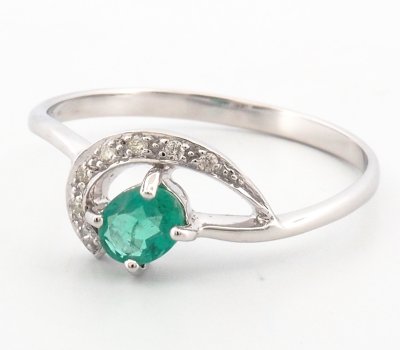 9K Ring White Gold