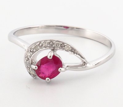 9K Ring White Gold