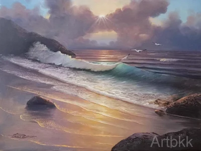 ภาพวาดทะเล