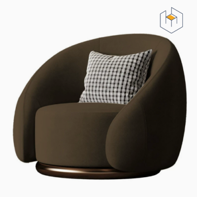 Swivel Barrel Chair - เก้าอี้ทรงถังหมุนได้
