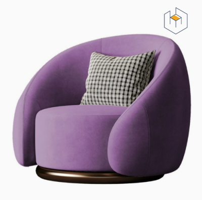 Swivel Barrel Chair - เก้าอี้ทรงถังหมุนได้