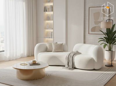 NORTHERN EUROPE SERPENTINE SOFA - โซฟาโค้งสไตล์ยุโรป