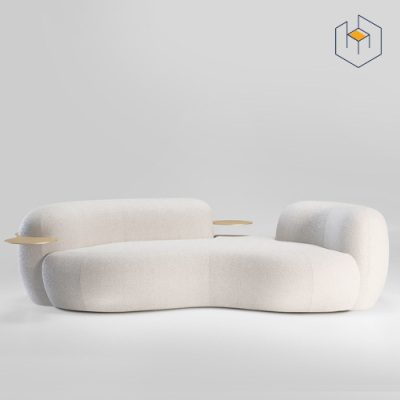 NORTHERN EUROPE SERPENTINE SOFA