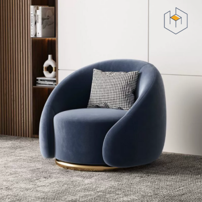 Swivel Barrel Chair - เก้าอี้ทรงถังหมุนได้