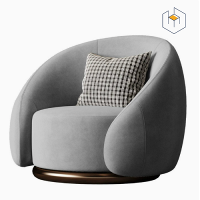 Swivel Barrel Chair - เก้าอี้ทรงถังหมุนได้