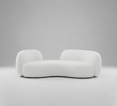NORTHERN EUROPE SERPENTINE SOFA - โซฟาโค้งสไตล์ยุโรป