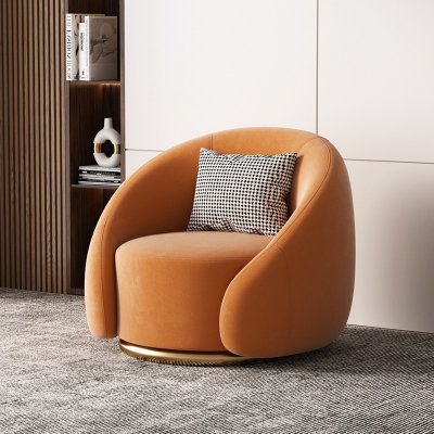 Swivel Barrel Chair - เก้าอี้ทรงถังหมุนได้