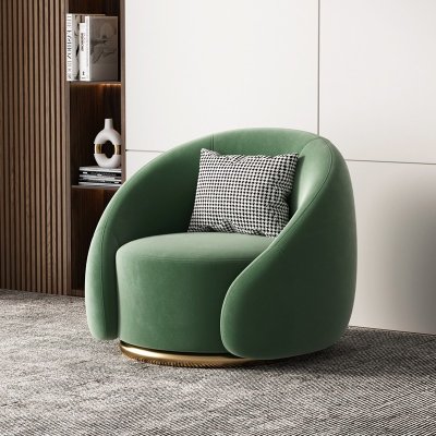 Swivel Barrel Chair - เก้าอี้ทรงถังหมุนได้