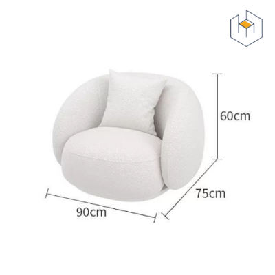 NORTHERN EUROPE SERPENTINE SOFA - โซฟาโค้งสไตล์ยุโรป