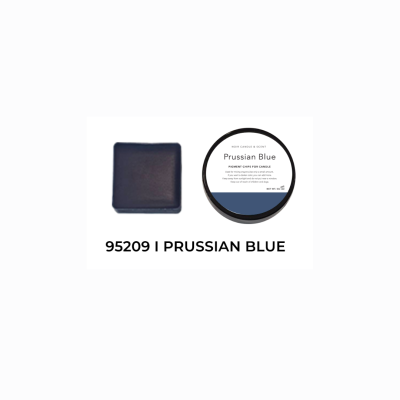 แผ่นสีผสมเทียน - Prussian Blue