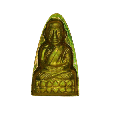 หลวงปู่ทวด พิมพ์เตารีด ท.ใหญ่ ปี 2505 เนื้อโลหะผสม