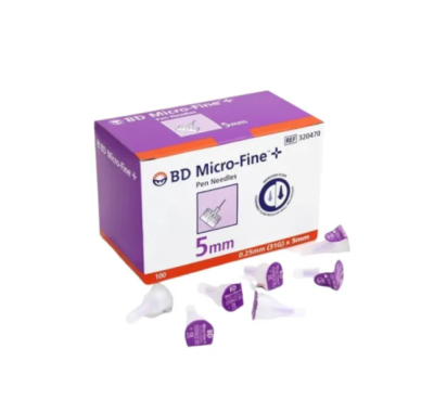 เข็ม BD Micro-Fine Pen Needles (31Gx5mm) กล่องม่วง (ยกกล่อง 100 อัน)