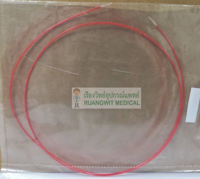 แปรงยาว 1.5มม. x 100ซม. 2 ปลาย (แปรงขัดล้างเอนโดสโคป)