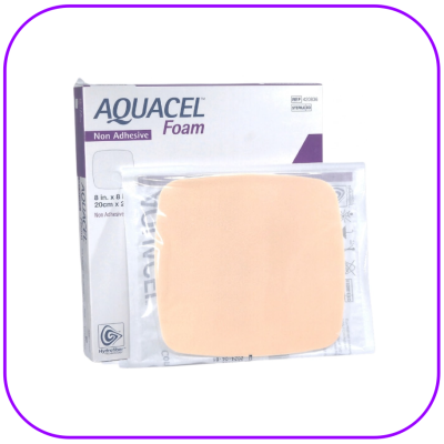Aquacel Foam Non Adhesive 20x20cm (420636) (1 แผ่น)