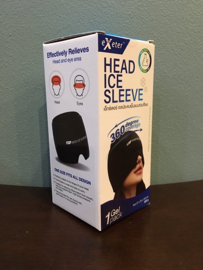 เจลประคบเย็น แบบสวมศีรษะ Head Ice Sleeve Exeter