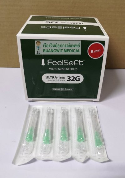 เข็ม FeelSoft Ultra Thin 32G x 8mm