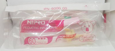 ชุดให้น้ำเกลือเด็ก Nipro สีชมพู