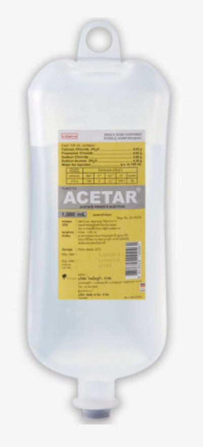 Acetar ( Acetate Ringer‘s injection) 1,000 ml