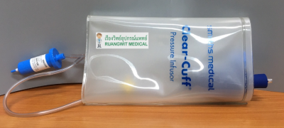ถุงเพิ่มความดันให้สารน้ำ Clear Cuff Pressure Infusor 500 mL (MX4705)