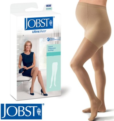 ถุงน่องป้องกันเส้นเลือดขอด Jobst Maternity สำหรับคนท้อง แรงบีบ 15-20 mmHg