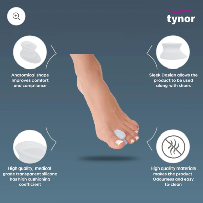 Tynor K04 Toe Separator ซิลิโคนคั่นนิ้ว
