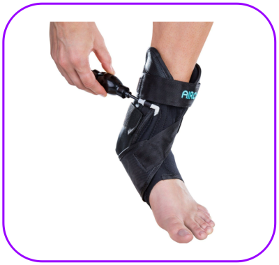 AirLift PTTD Brace (AIRCAST) อุปกรณ์ประคองข้อเท้าแบบมีแกนพร้อมถุงลมพยุงอุ้งเท้า เท้าซ้าย