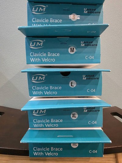 UM C04 Clavicle Brace with Velcro อุปกรณ์พยุงกระดูกไหปลาร้า