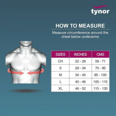Tynor C04 Clavicle Buckle หยุงไหปลาร้า สำหรับผู้ใหญ่