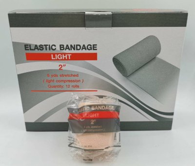 ผ้าพันเคล็ด Elastic Bandage - Thai Gauze  2นิ้ว x 5หลา (ราคาต่อ 1 ม้วน)