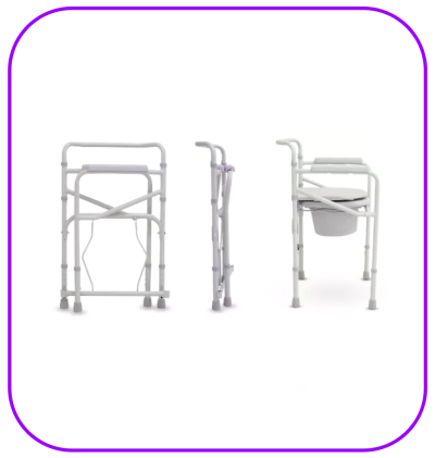 เก้าอี้นั่งขับถ่าย Commode Chair Yuwell รุ่น H023B รับประกันศูนย์ไทย 1 ปี