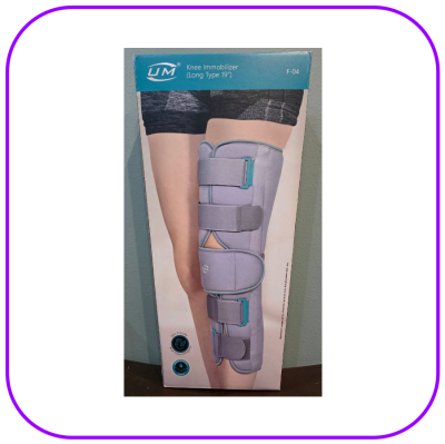 UM F04 Knee Immobilizer Long Type 19 นิ้ว (อุปกรณ์ดามข้อเข่า)